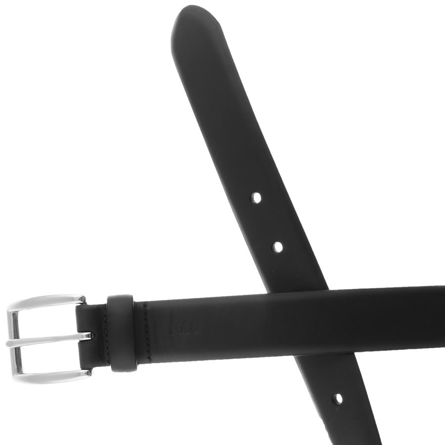 Alternative Image for ProductRalph Lauren Harness Leather Belt Black2